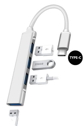 Type C 4 Port USB Çoklayıcı