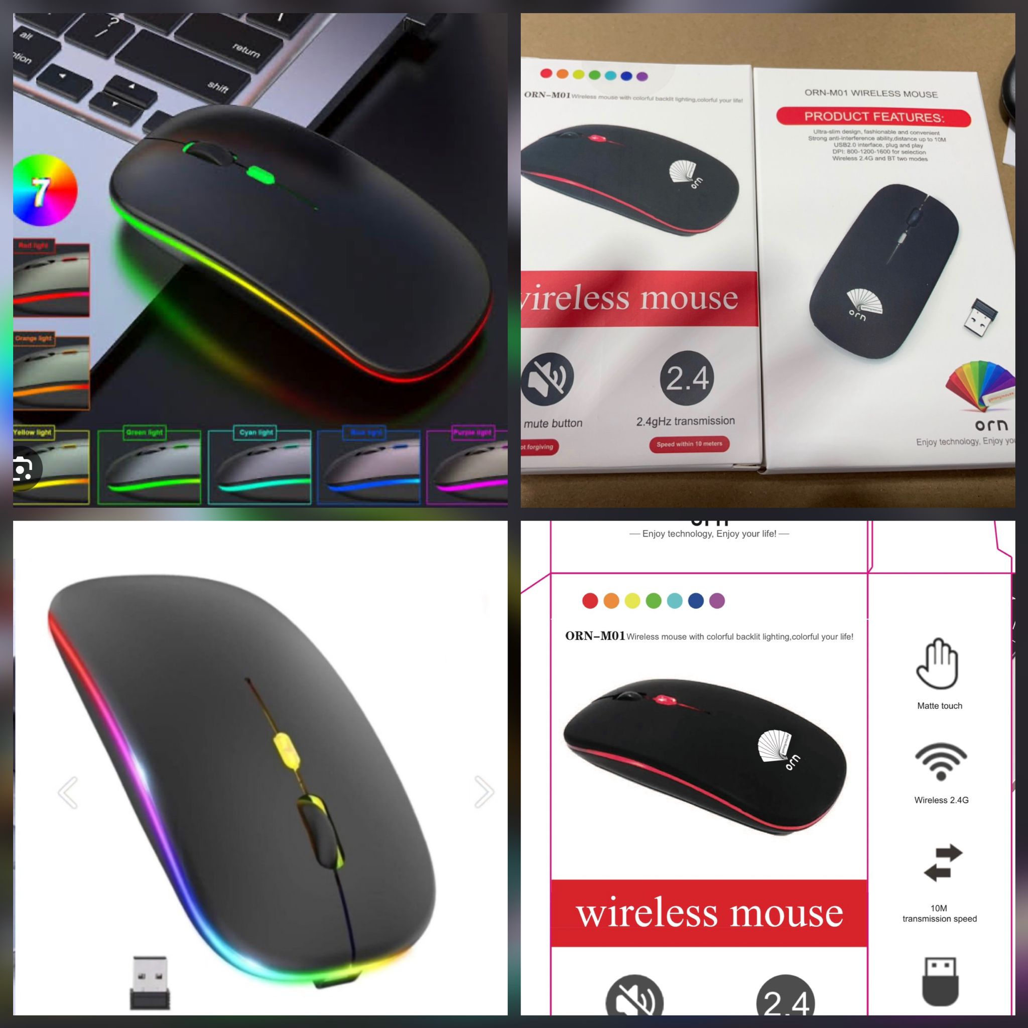 teknOMaster Şarjlı Slim Mouse